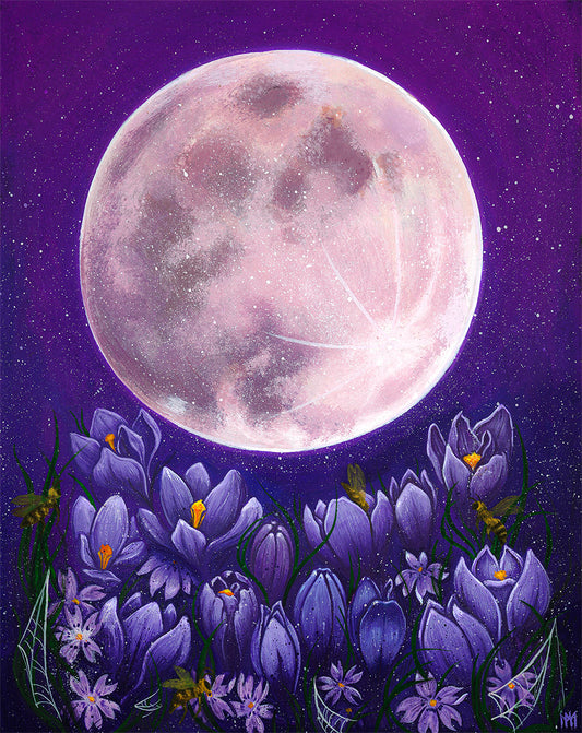 Greeting the Pink Moon