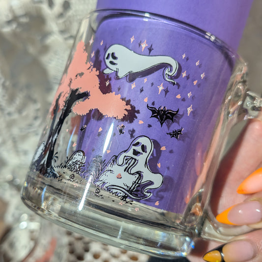 *IMPERFECT* Cherry Blossoms at the Cemetery Vintage Inspired Mug