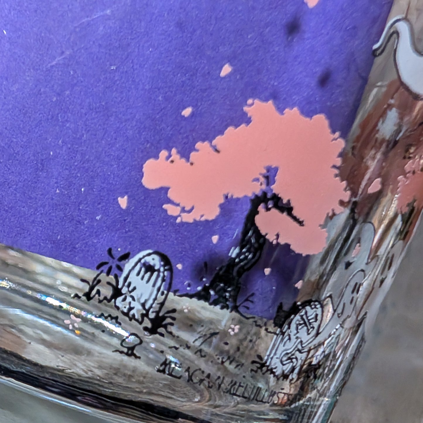 *IMPERFECT* Cherry Blossoms at the Cemetery Vintage Inspired Mug