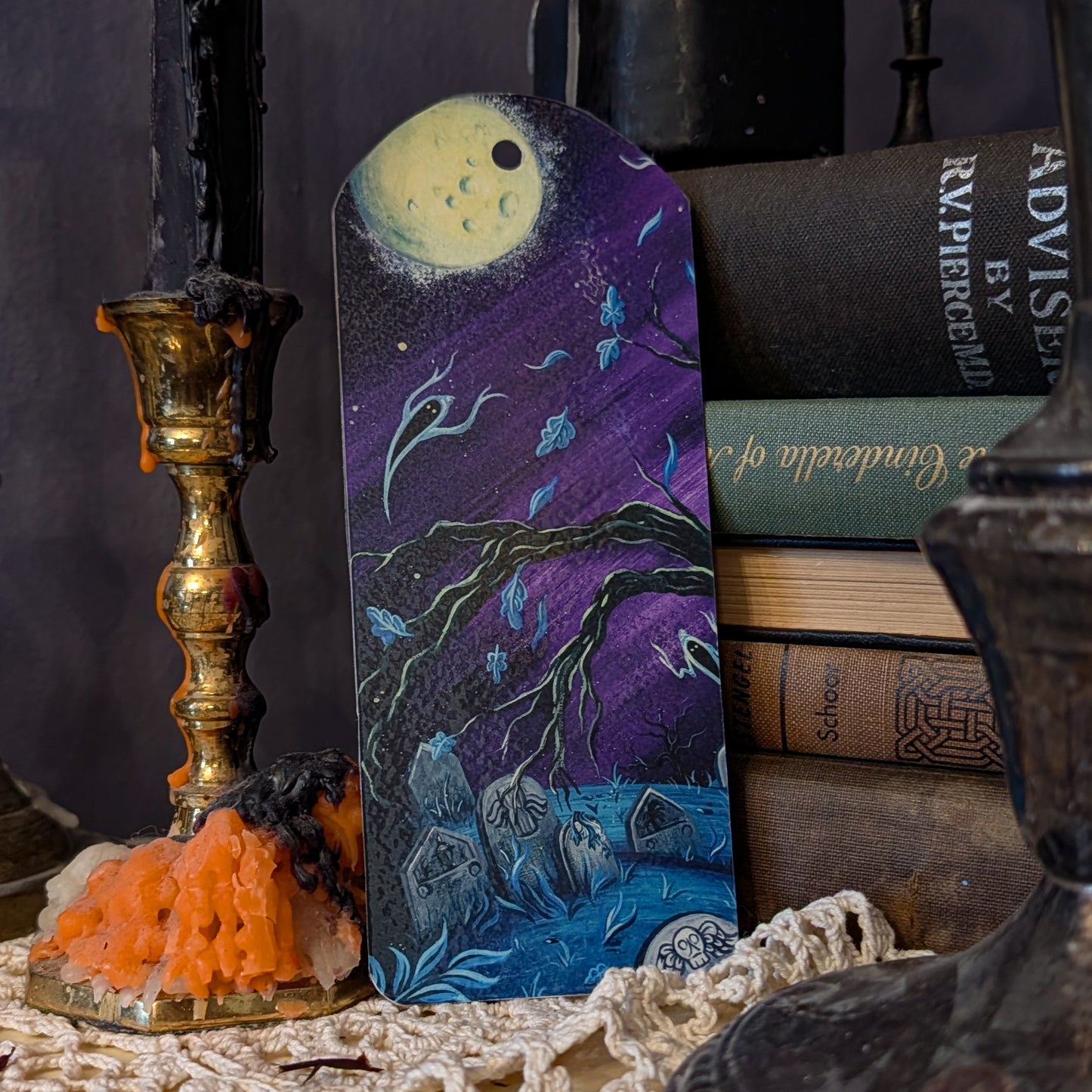 Here Lies My Thoughts Bookmark