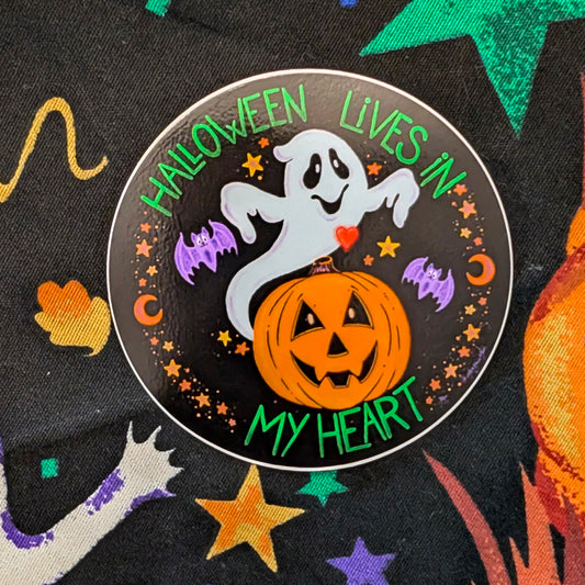 Halloween Lives In My Heart Sticker