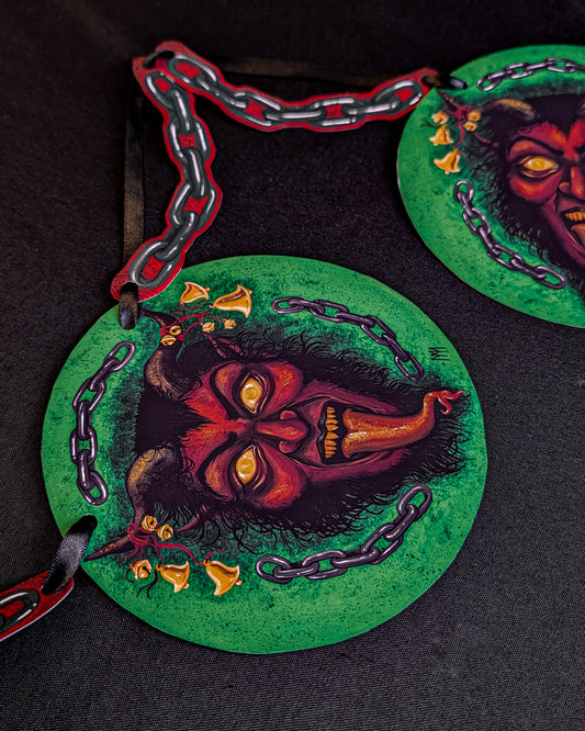 Krampus Giclee Garland & Garland Kit - LIMITED