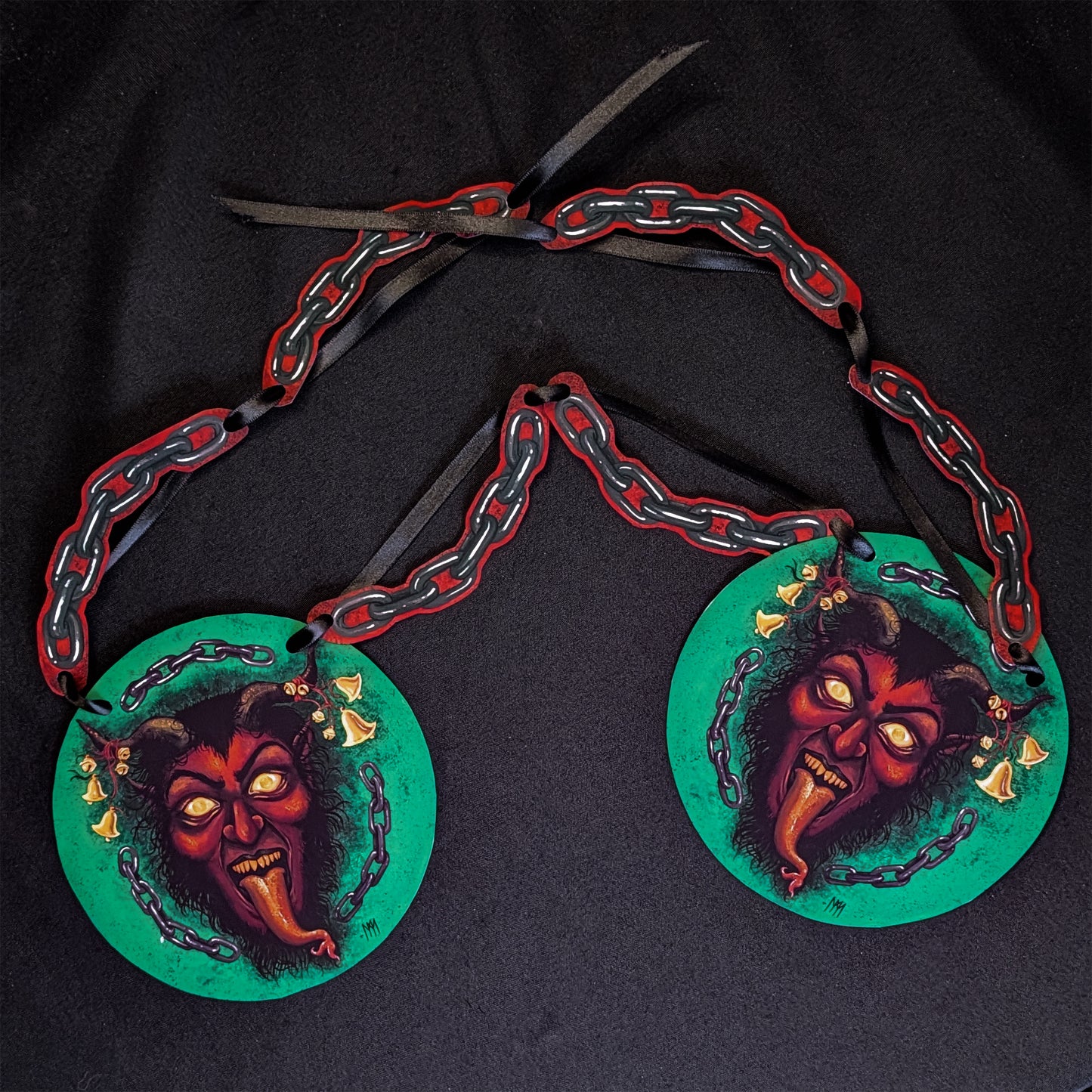 Krampus Giclee Garland & Garland Kit - LIMITED