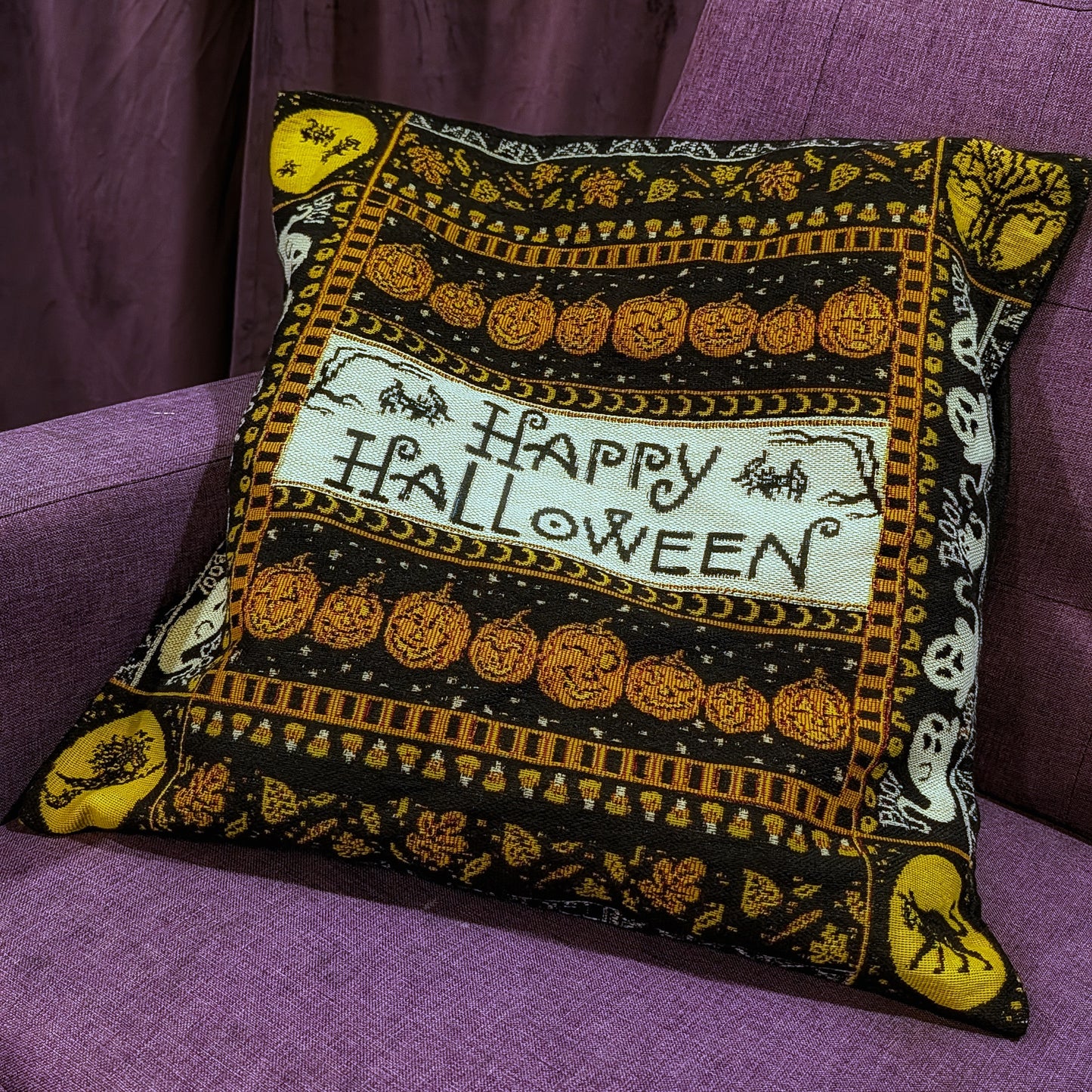 *PRE ORDER* All Hallows' Tapestry Blanket & Pillow Set