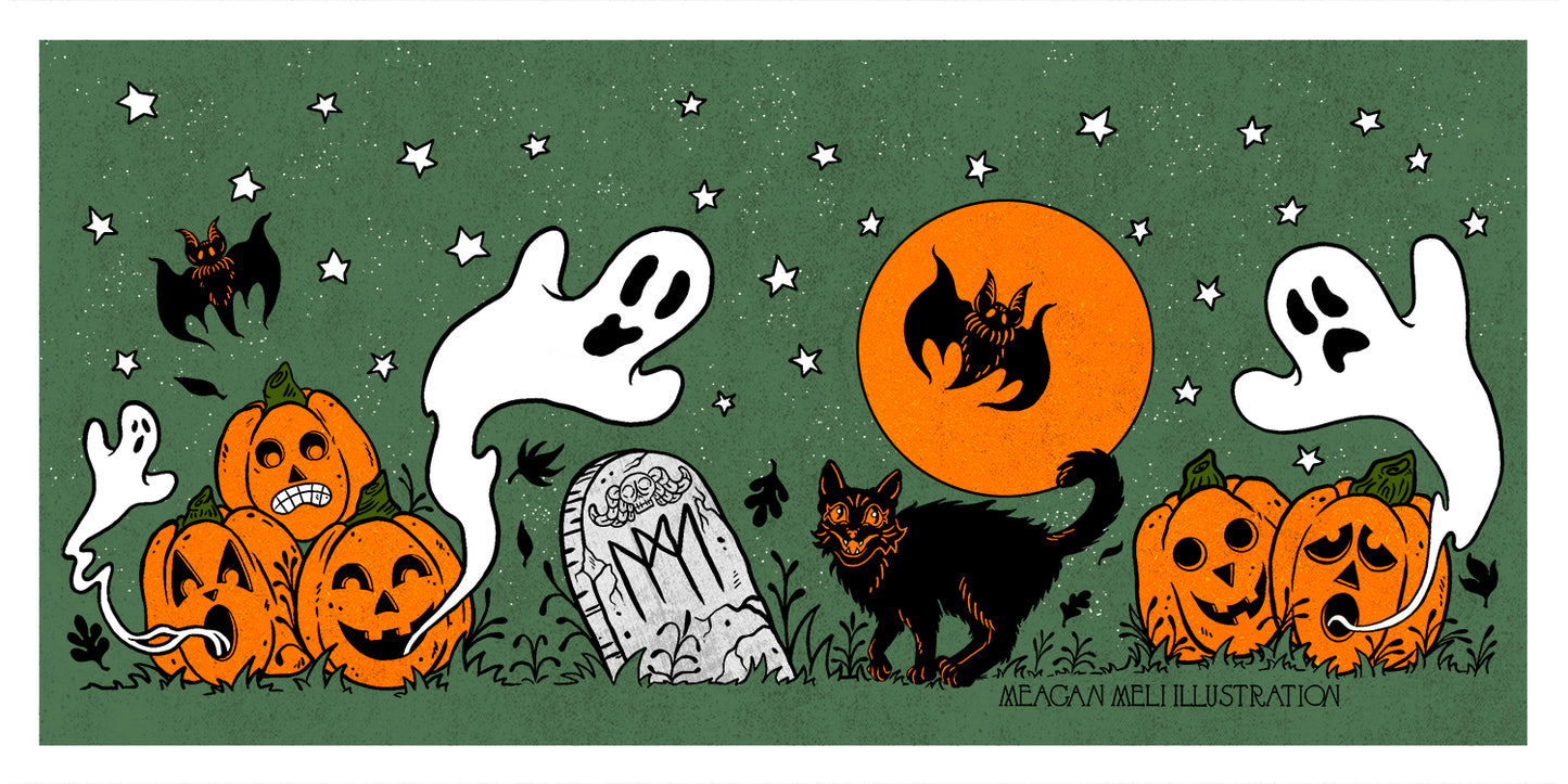 Halloween Spree Giclee Print