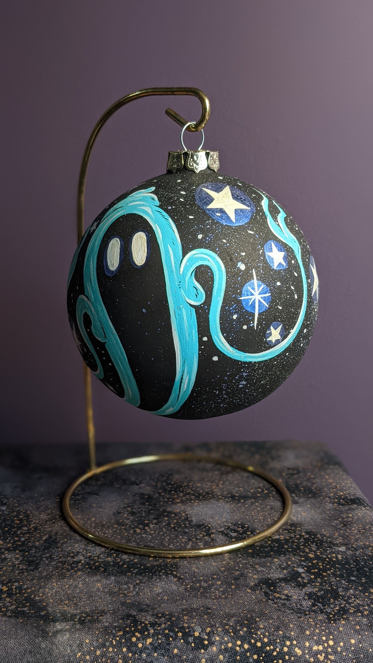 Custom Spooky Ceramic Ornament