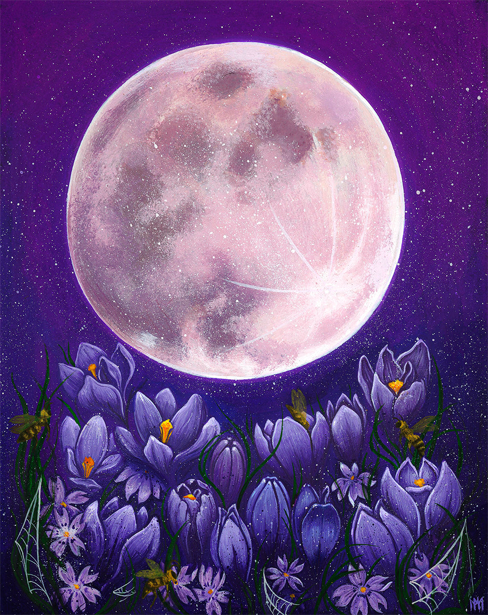 Greeting the Pink Moon