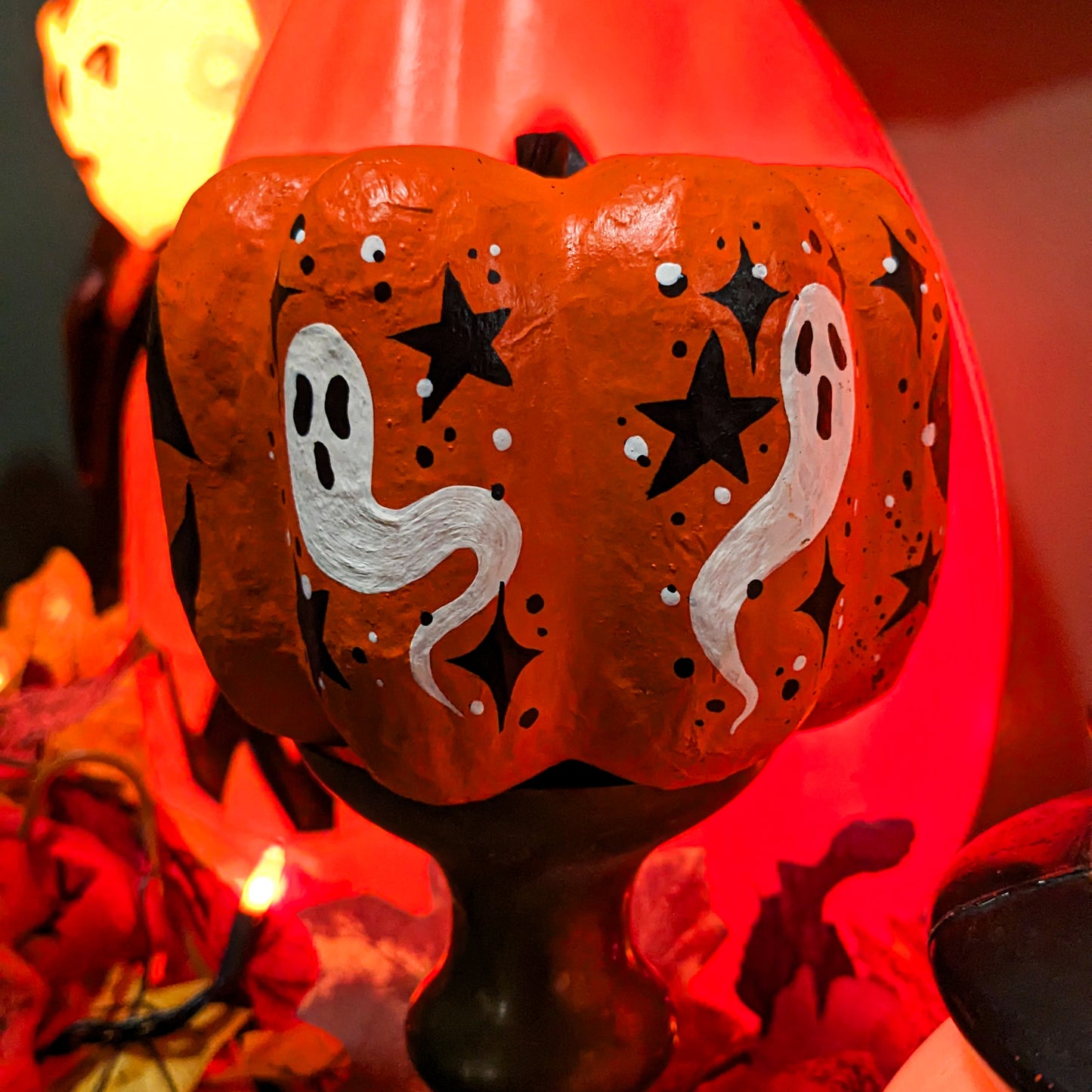 Ghostly Pumpkin BB Decoration