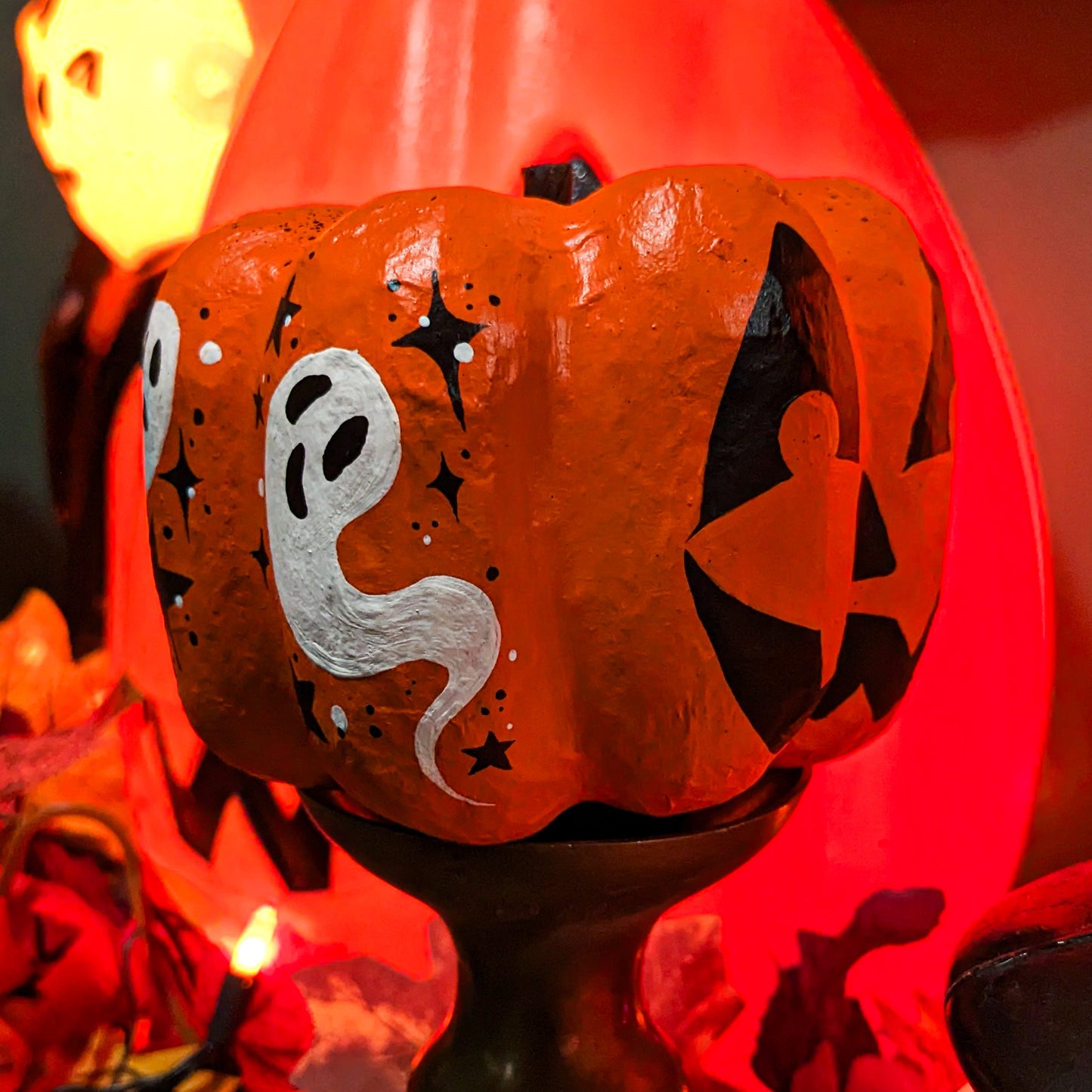 Ghostly Pumpkin BB Decoration