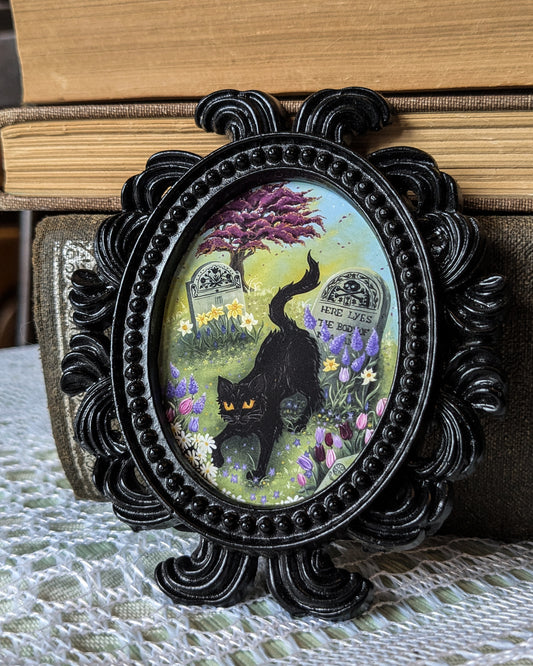 Visiting You Small Framed Print