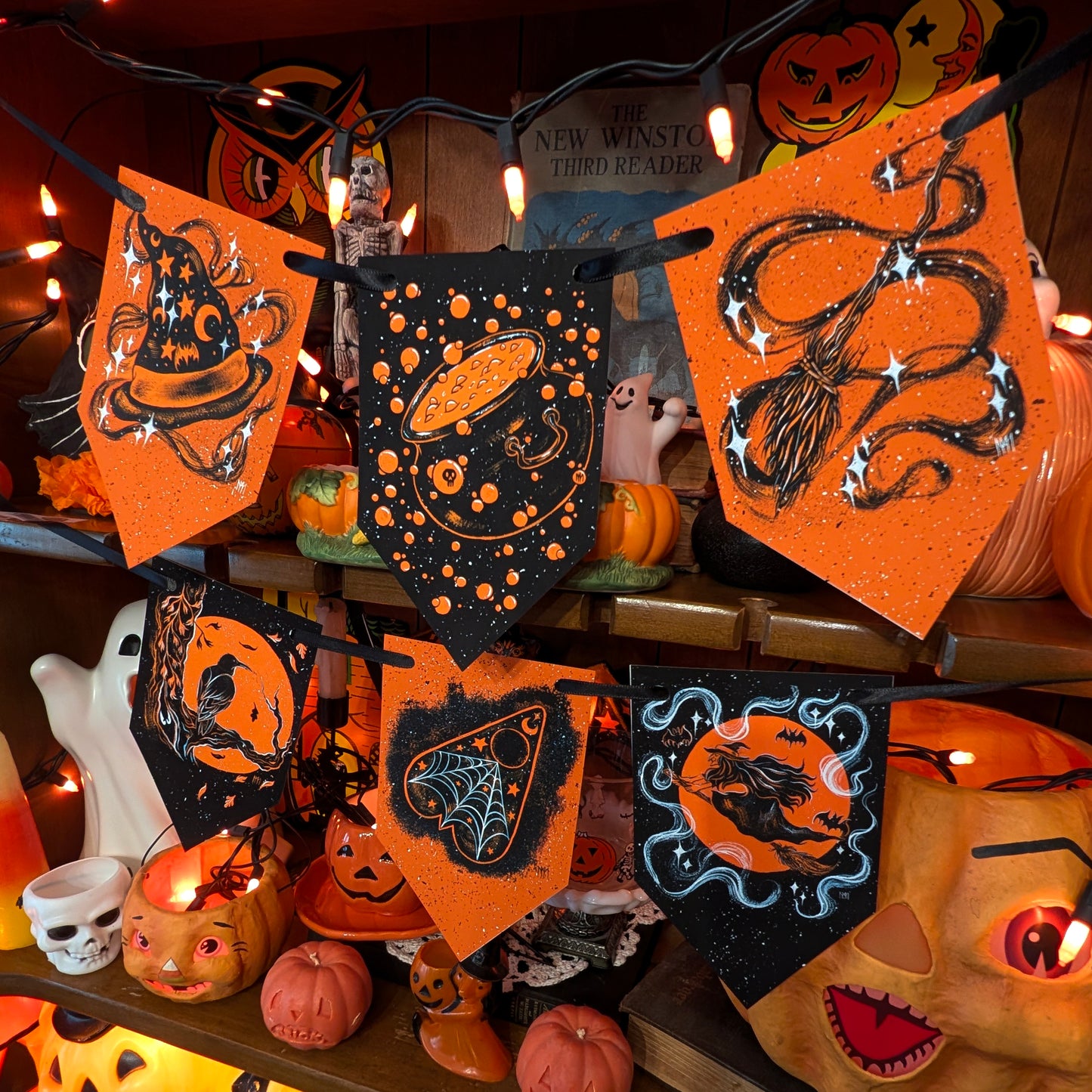Halloween Witch Garland