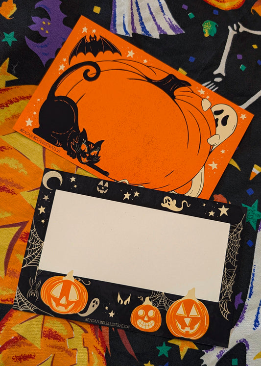 Vintage Halloween Inspired Notecards