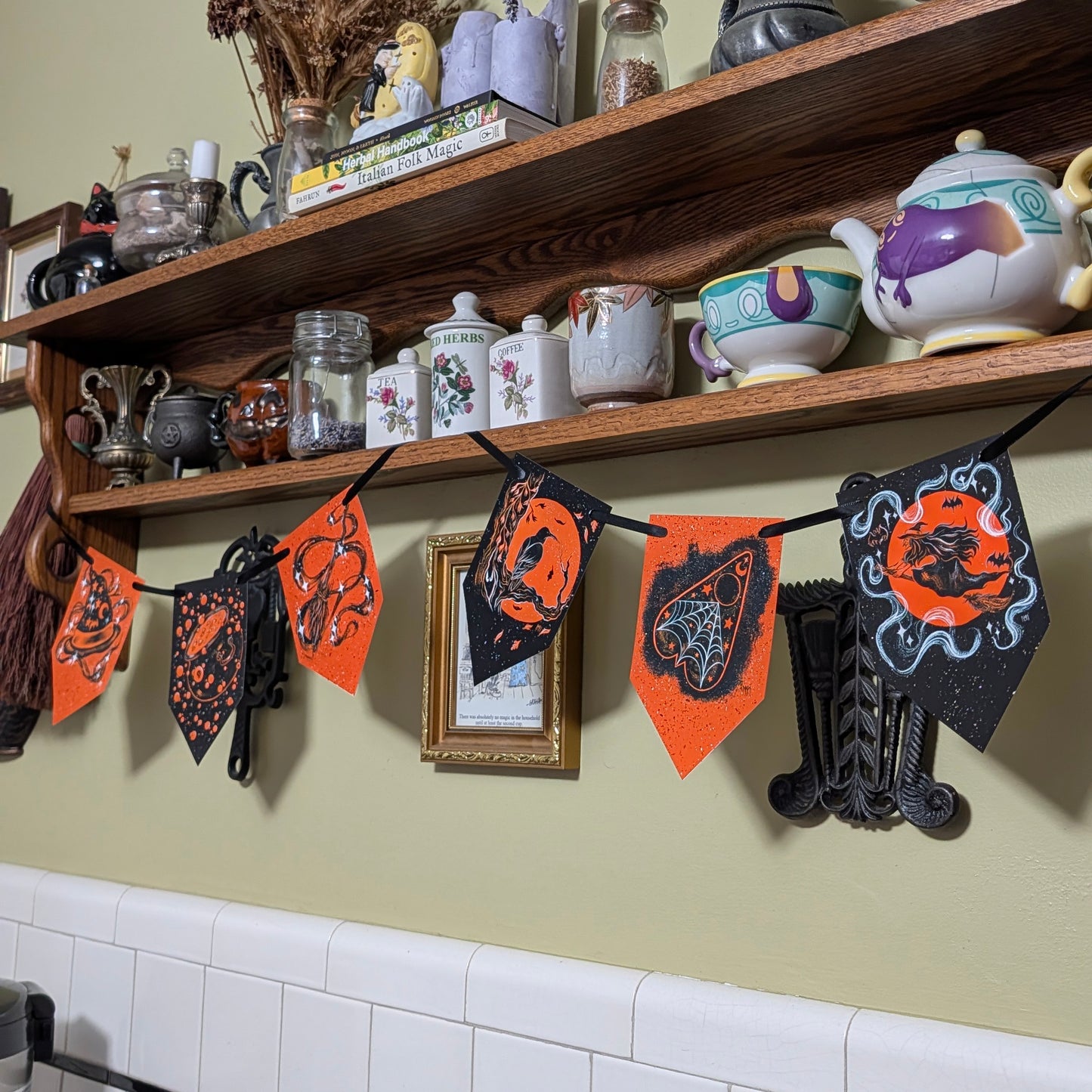Halloween Witch Garland