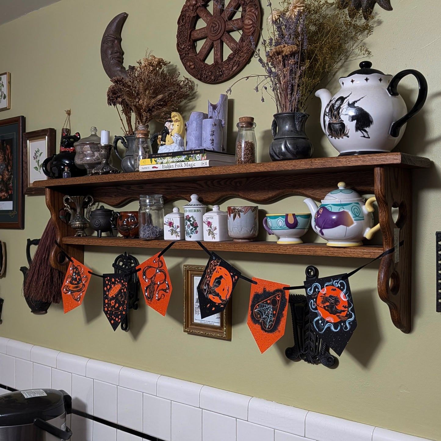 Halloween Witch Garland