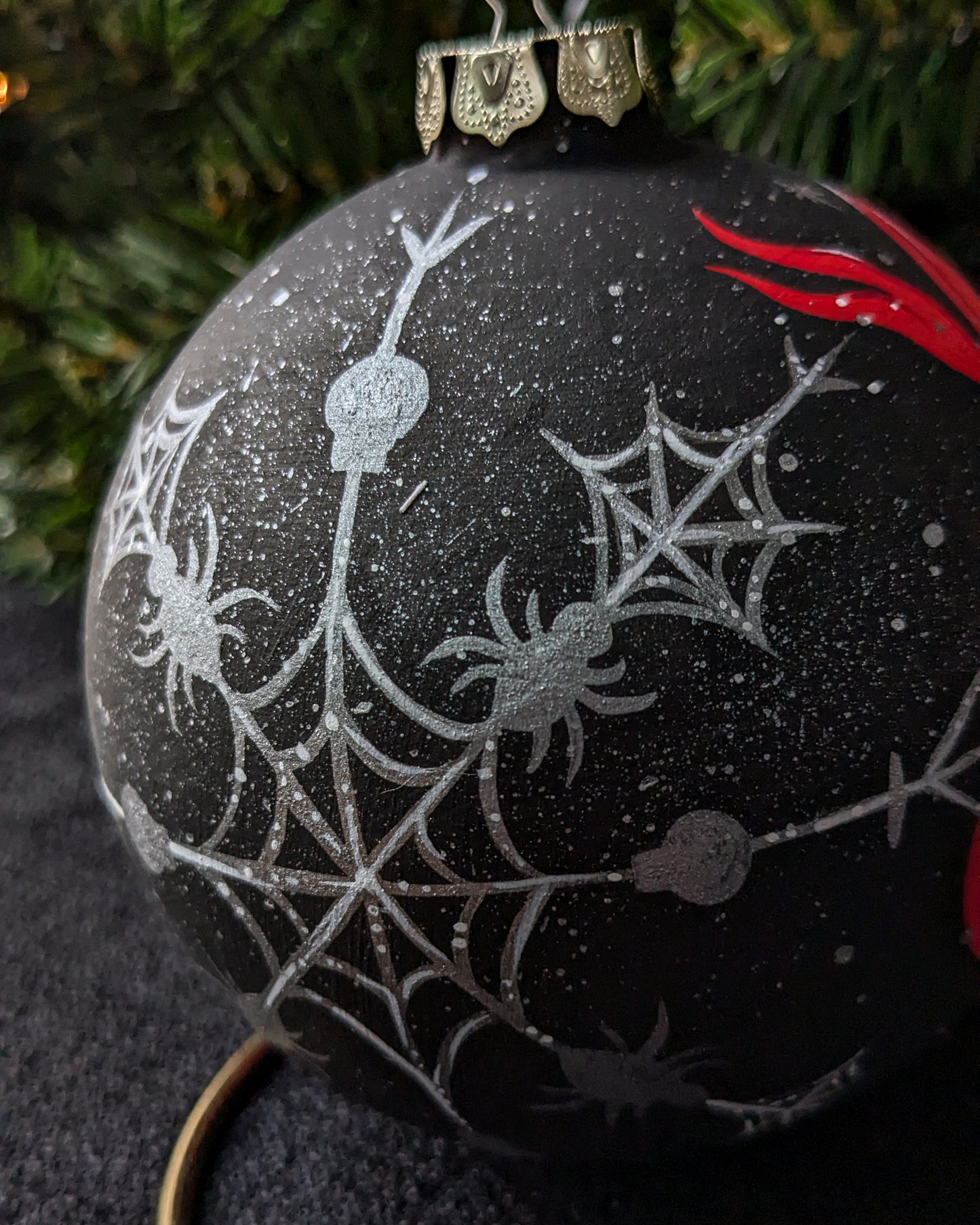 Custom Spooky Ceramic Ornament