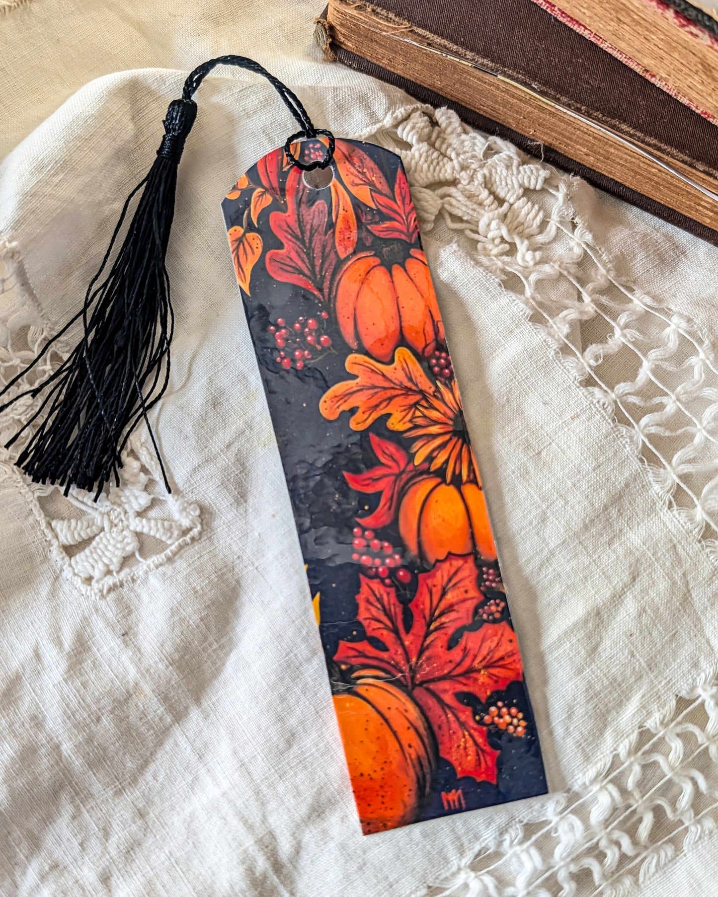 Autumnal Wreath Bookmark