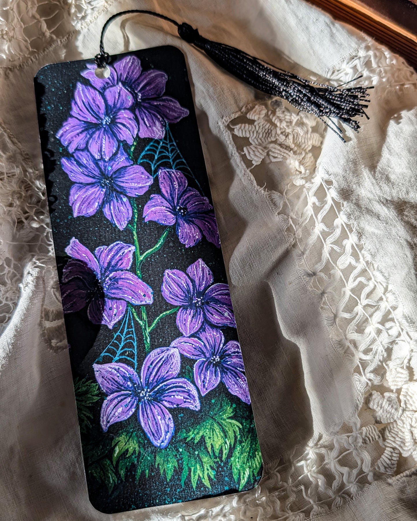 Delphinium/Foxglove Bookmark