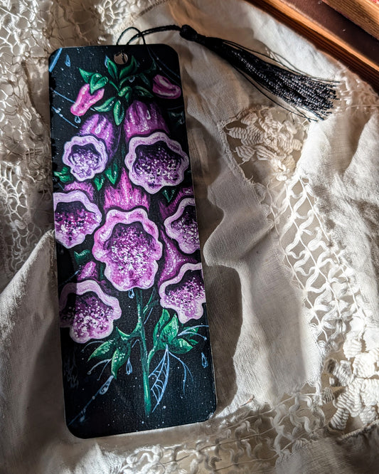 Delphinium/Foxglove Bookmark