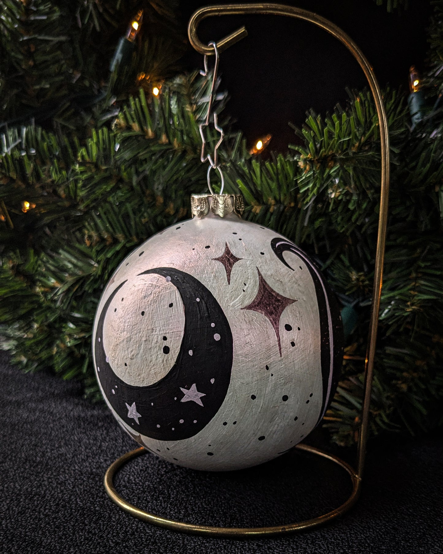 Custom Spooky Ceramic Ornament
