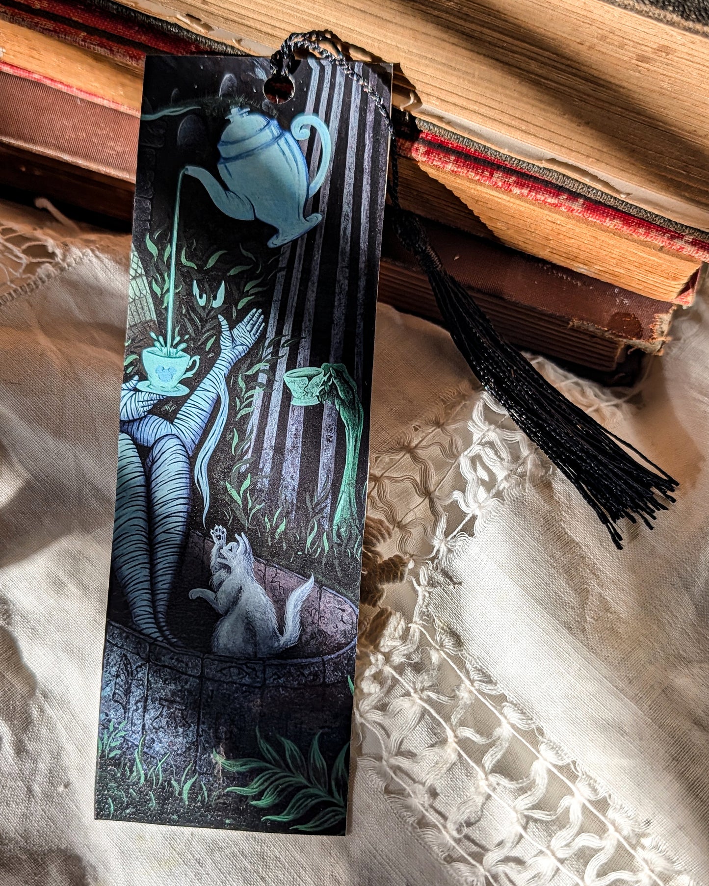 Mummy Drinking Tea Bookmark