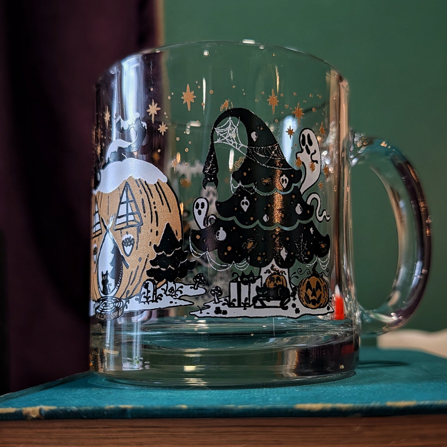 Starlit Christmas Vintage Inspired Mug