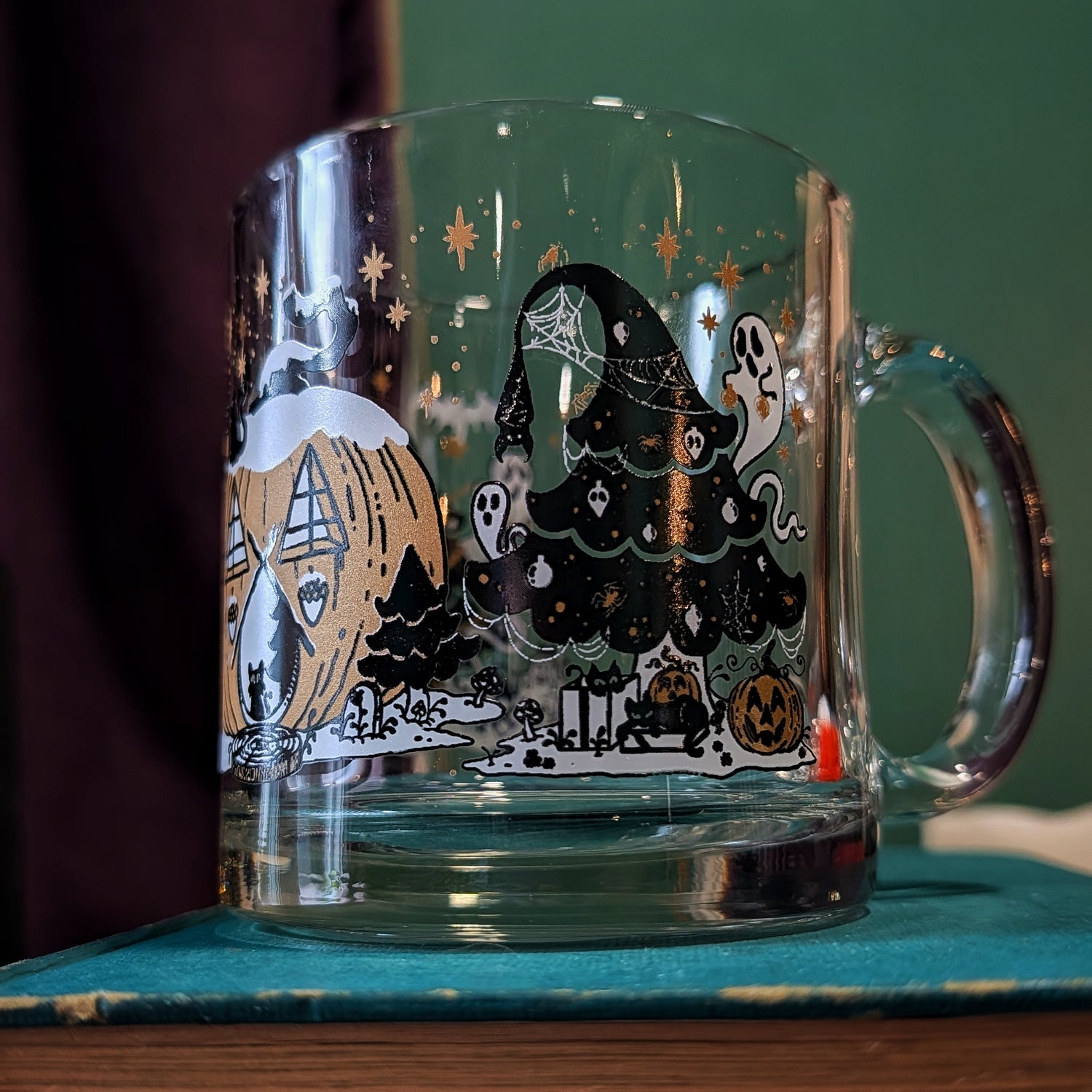 Starlit Christmas Vintage Inspired Mug