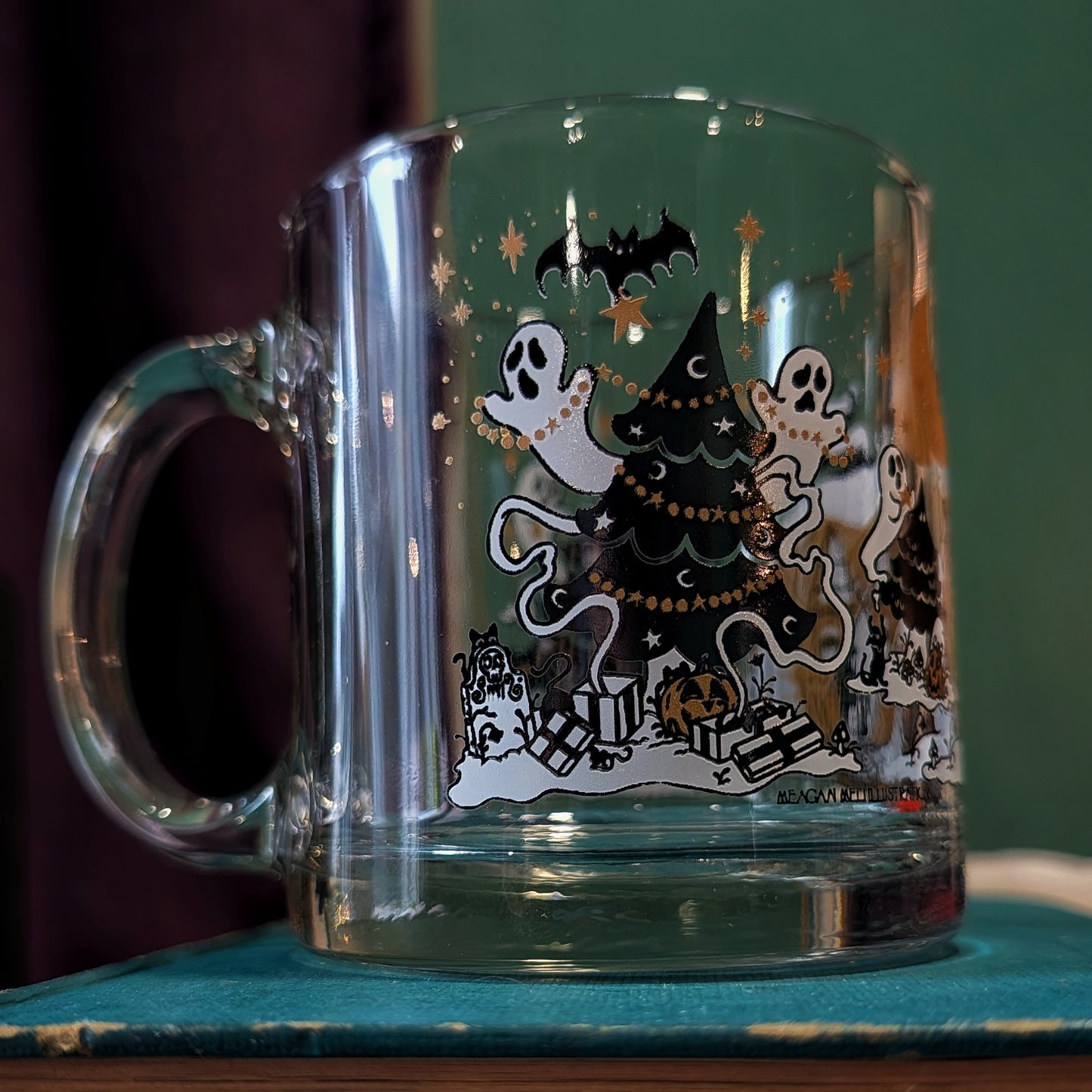 Starlit Christmas Vintage Inspired Mug