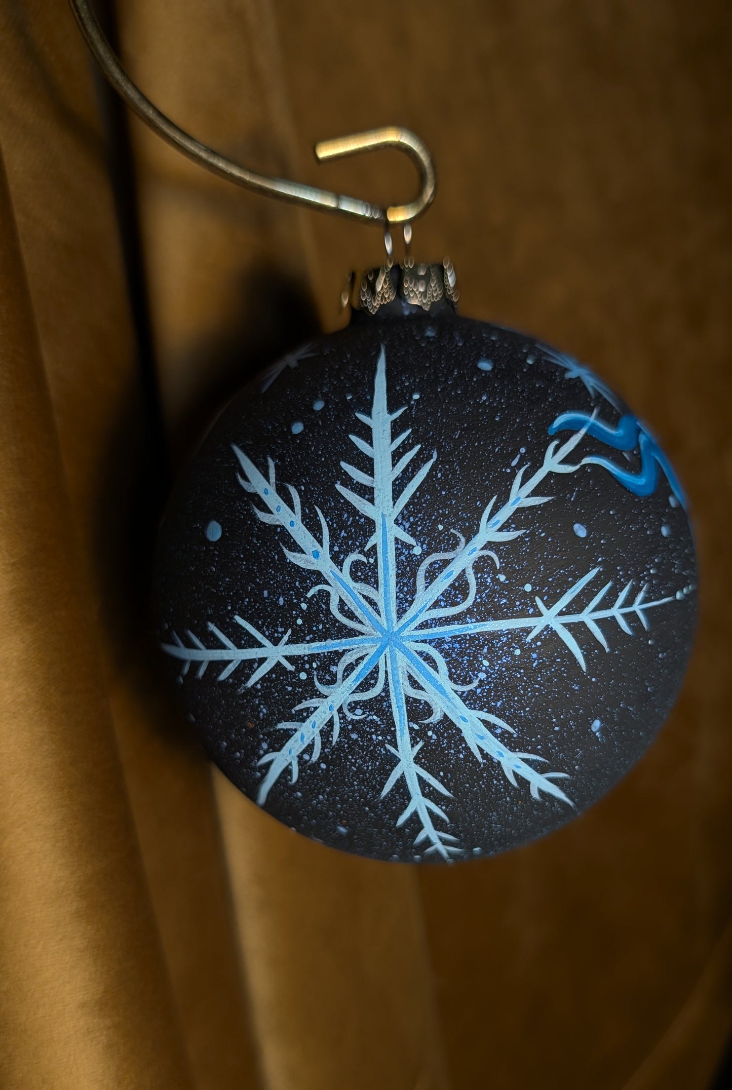 Snow Ghoul Ceramic Ornament