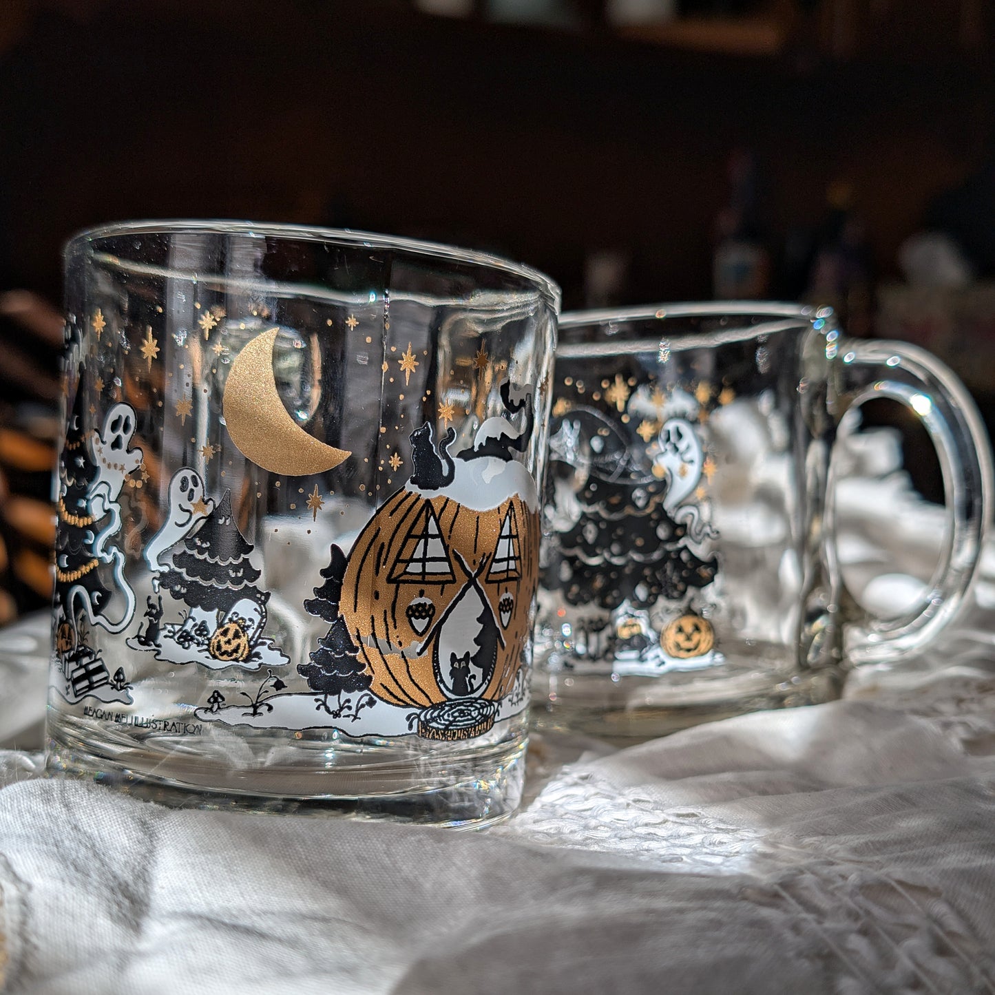 *IMPERFECT* Starlit Christmas Vintage Inspired Mug