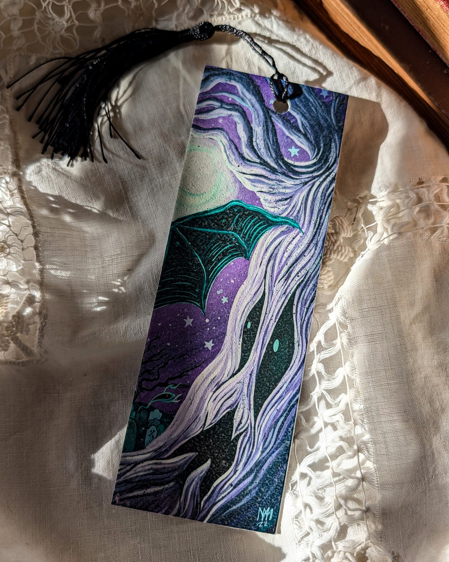 Soaring Over The Cemetery Bookmark