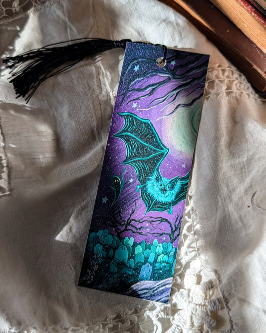 Soaring Over The Cemetery Bookmark