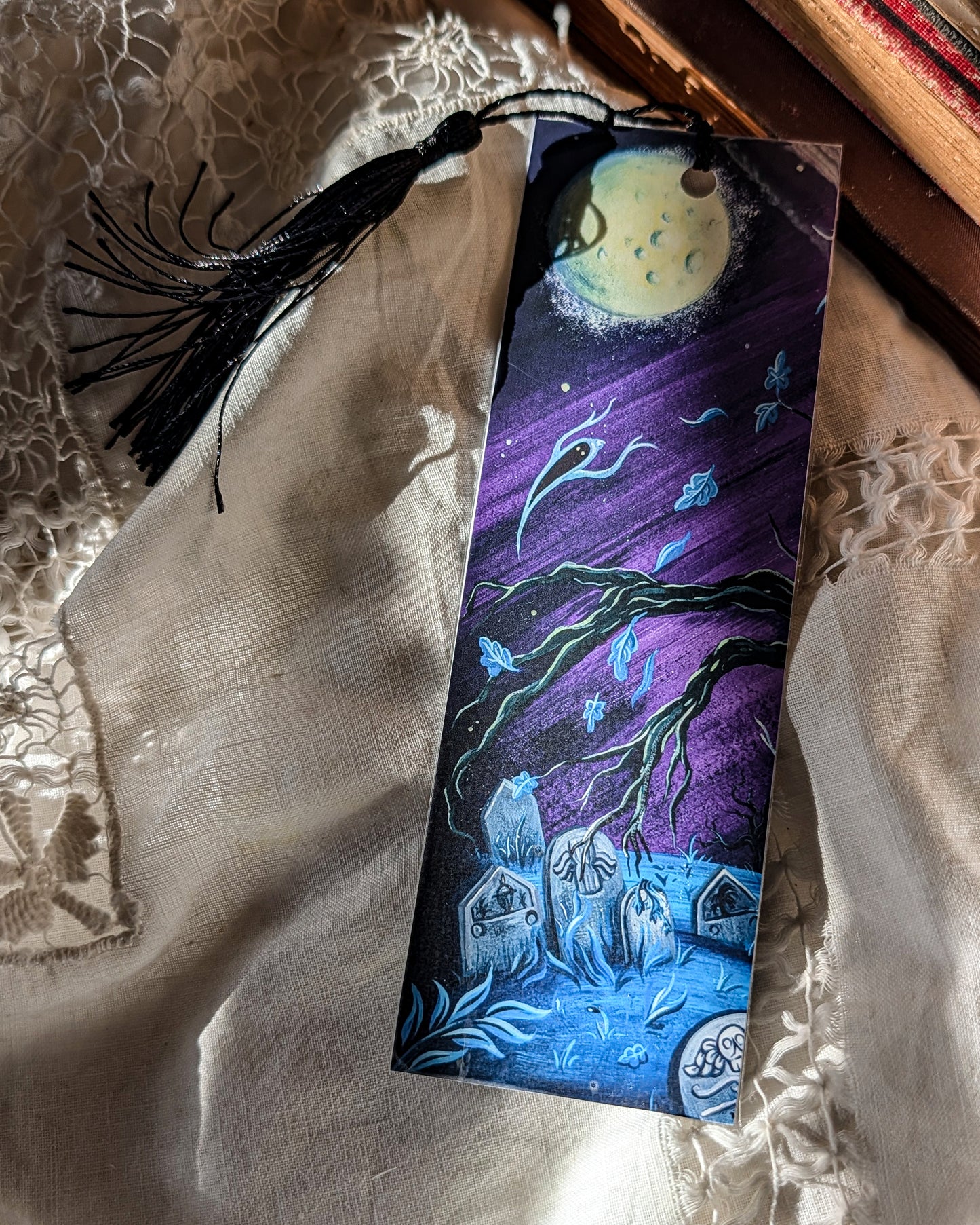 Spooky Cemetery Haunts Bookmark