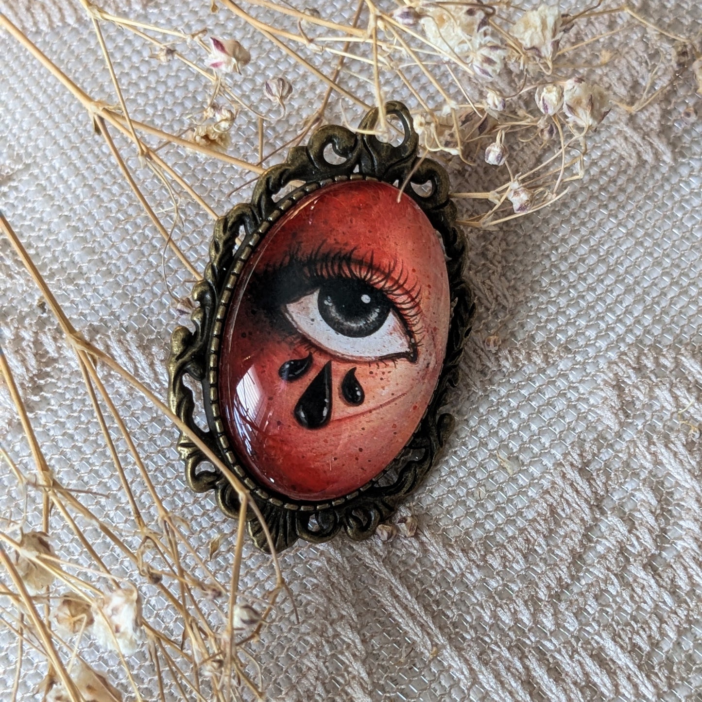 Three Tears Brooch