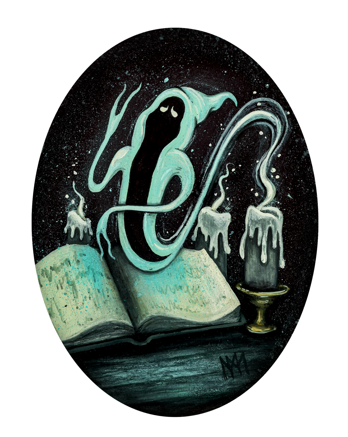 Candle Ghost Giclee Print