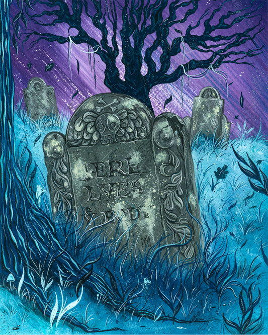 Old Burial Hill Giclee Print