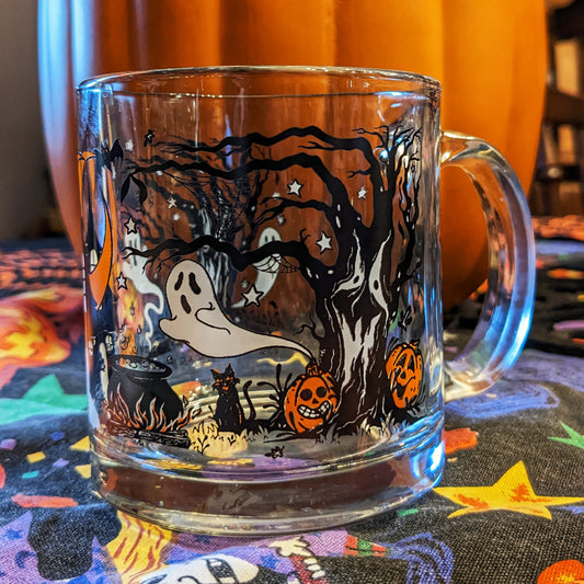 Halloween at the Witches' Forest Vintage Inspired Mug