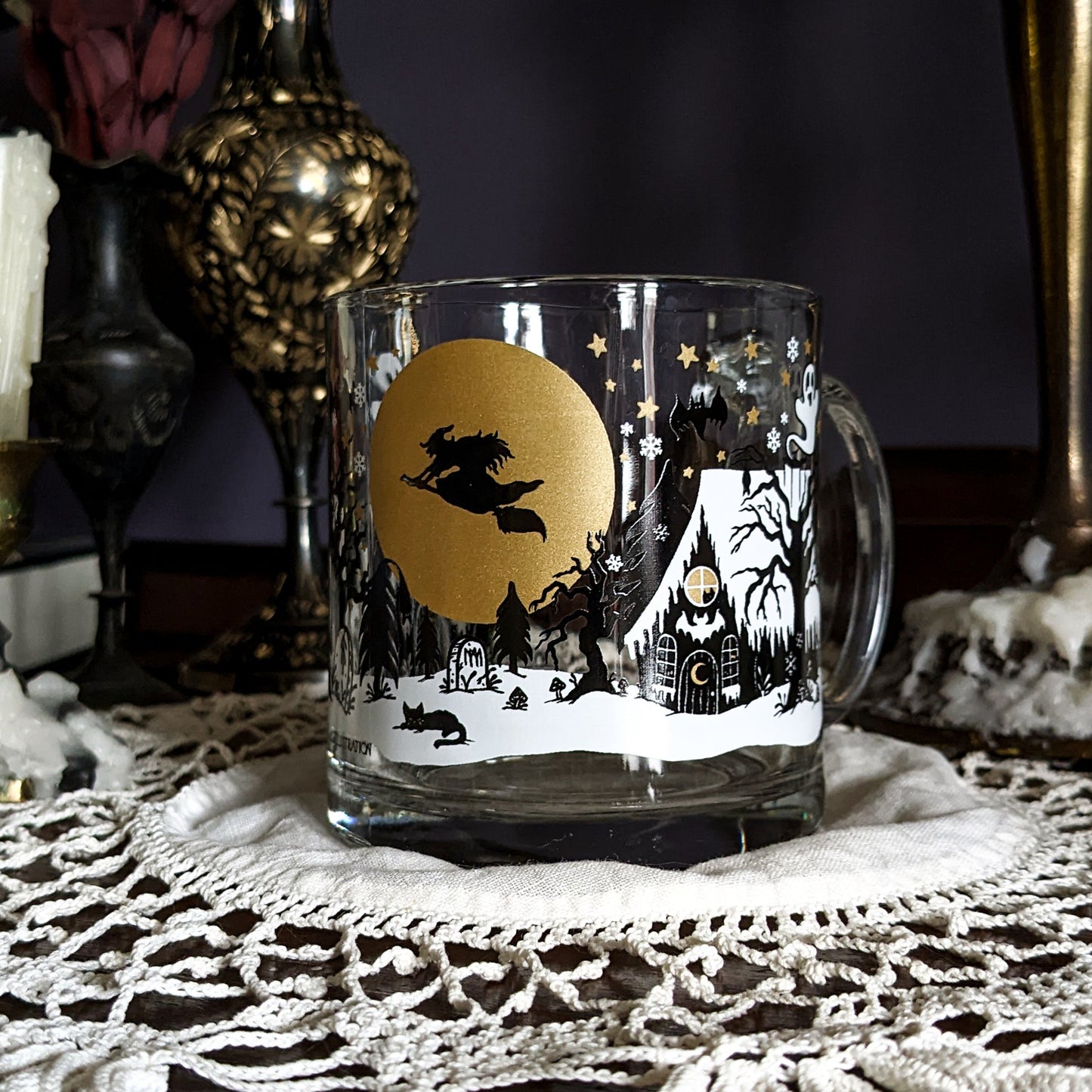 *IMPERFECT* La Befana's Flight Vintage Inspired Mug