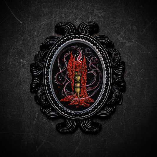 Red Candle Small Frame