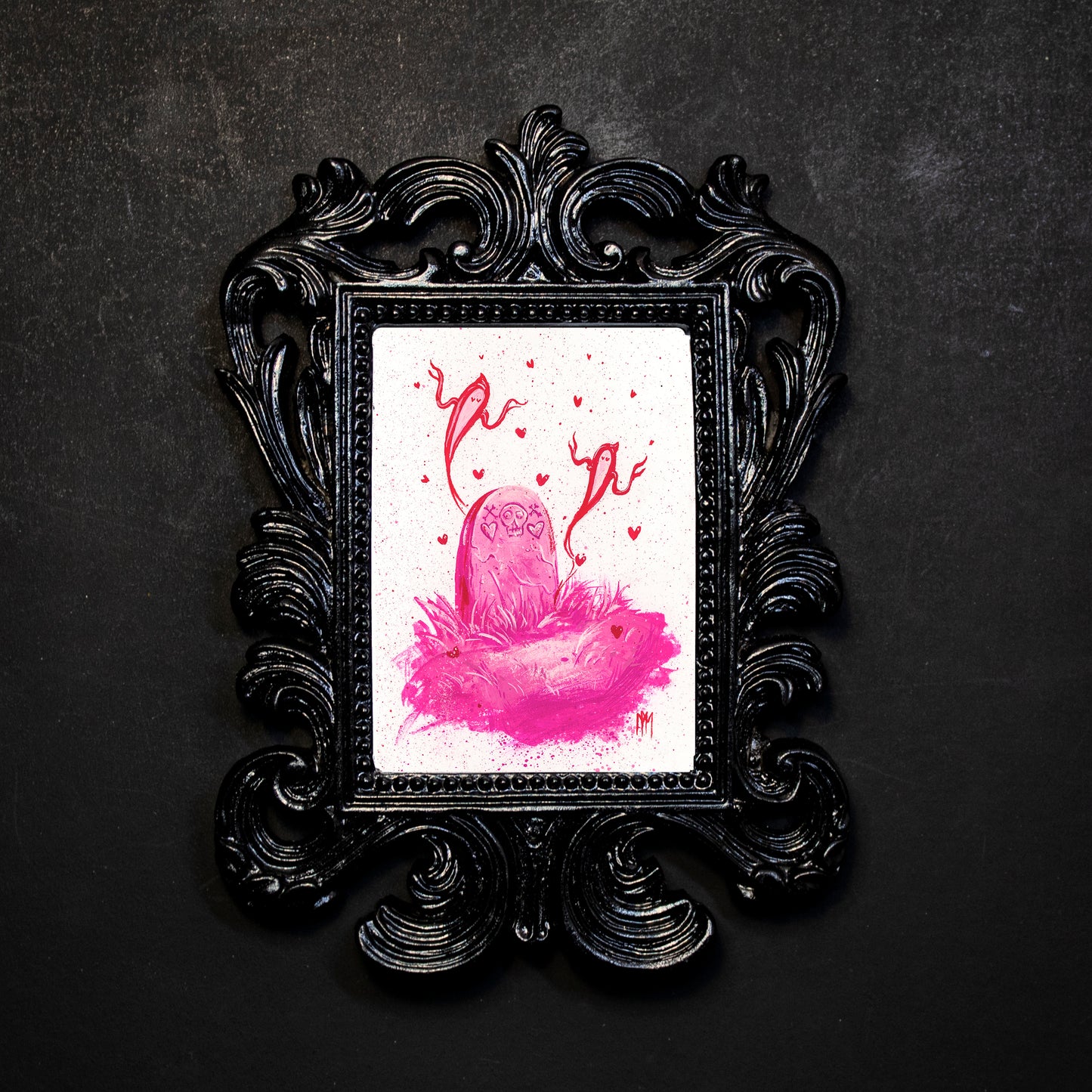 Pink Tomb of Love Framed Print